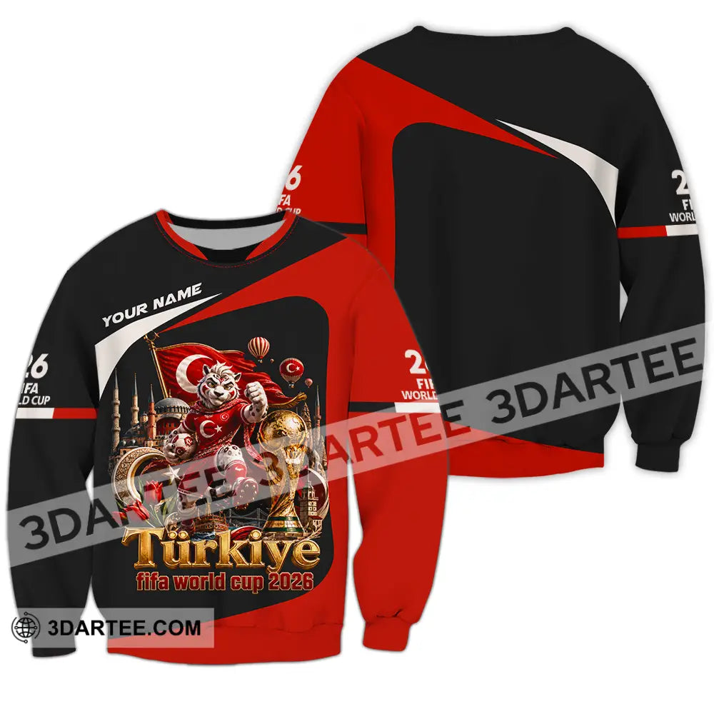 Unisex Shirt - Custom Turkiye World Cup 2026 Shirt - Long Sleeve / S - T-shirt