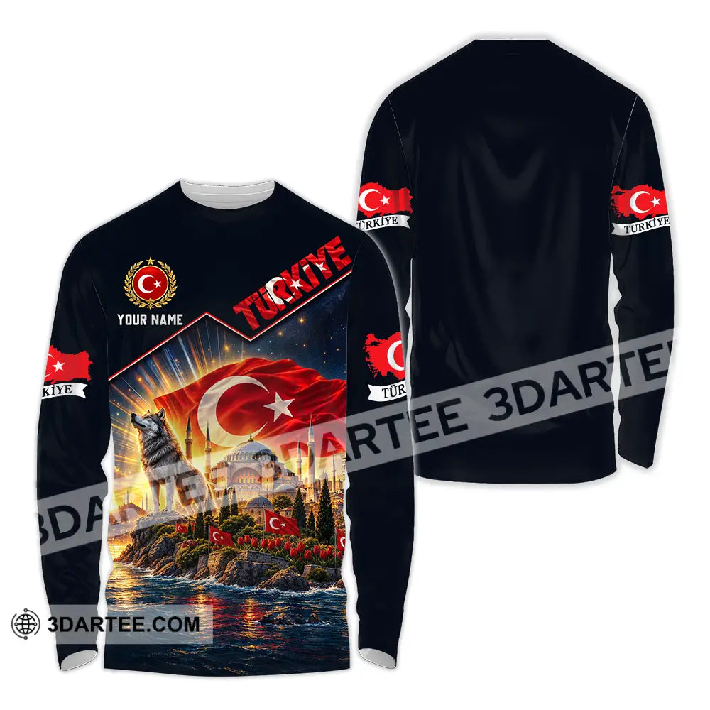 Unisex Shirt - Custom Turkiye Shirt - Long Sleeve Shirt / S - T-shirt