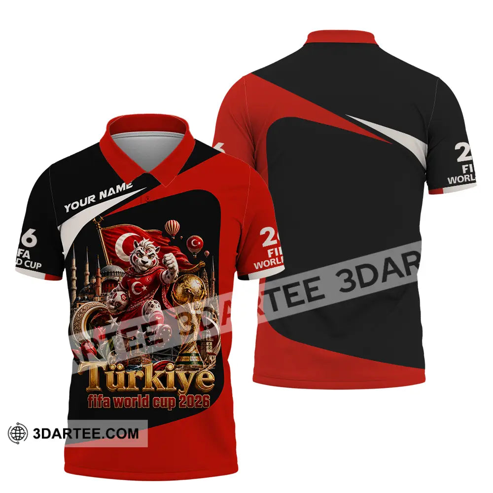 Unisex Shirt - Custom Turkiye World Cup 2026 Shirt - Polo Shirt / S - T-shirt
