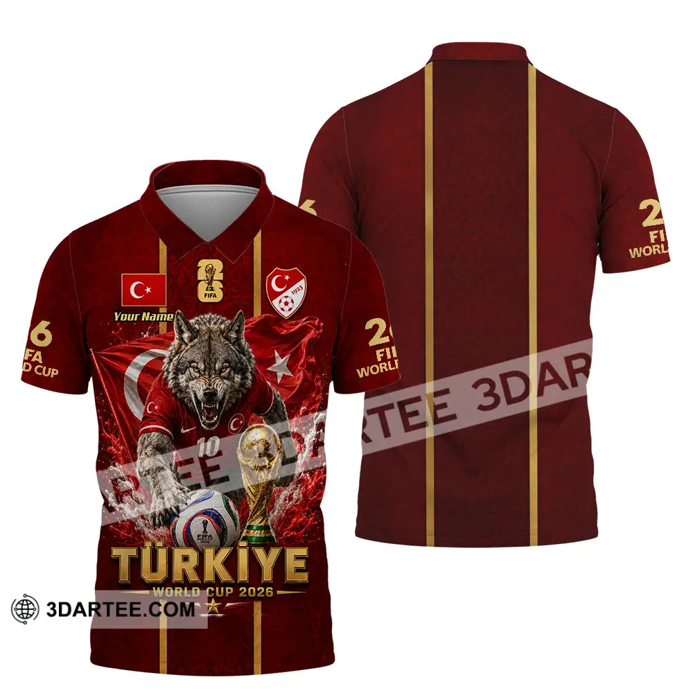 Unisex Shirt - Custom Turkiye World Cup 2026 Shirt - Polo Shirt / S - T-shirt