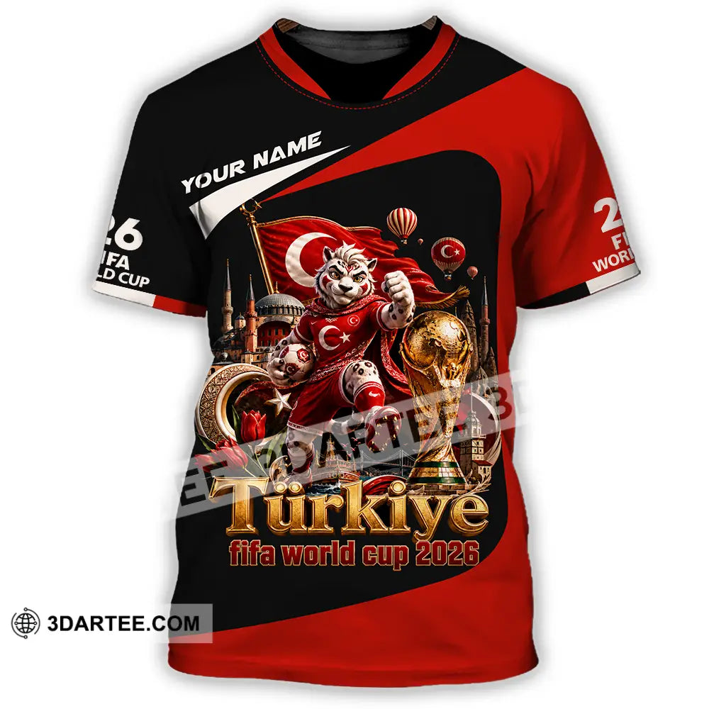 Unisex Shirt - Custom Turkiye World Cup 2026 Shirt - T-Shirt / S - T-shirt