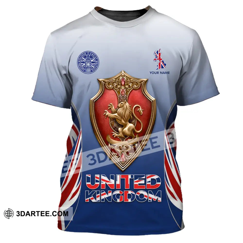 Unisex Shirt - Custom United Kingdom 3D Shirt T-Shirt / S T-shirt