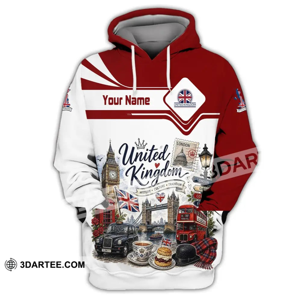 Unisex Shirt - Custom United Kingdom Shirt - Hoodie / S - T-shirt