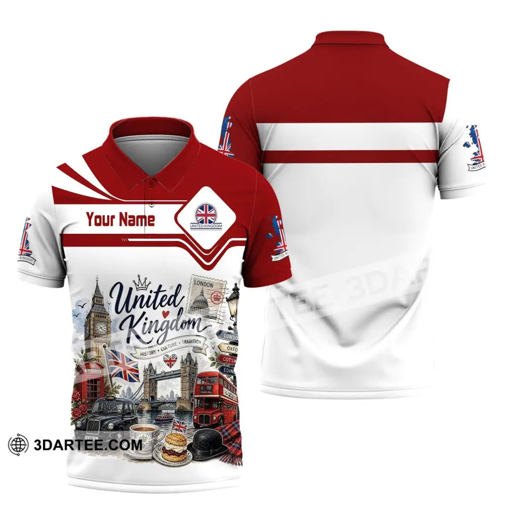 Unisex Shirt - Custom United Kingdom Shirt - Polo Shirt / S - T-shirt