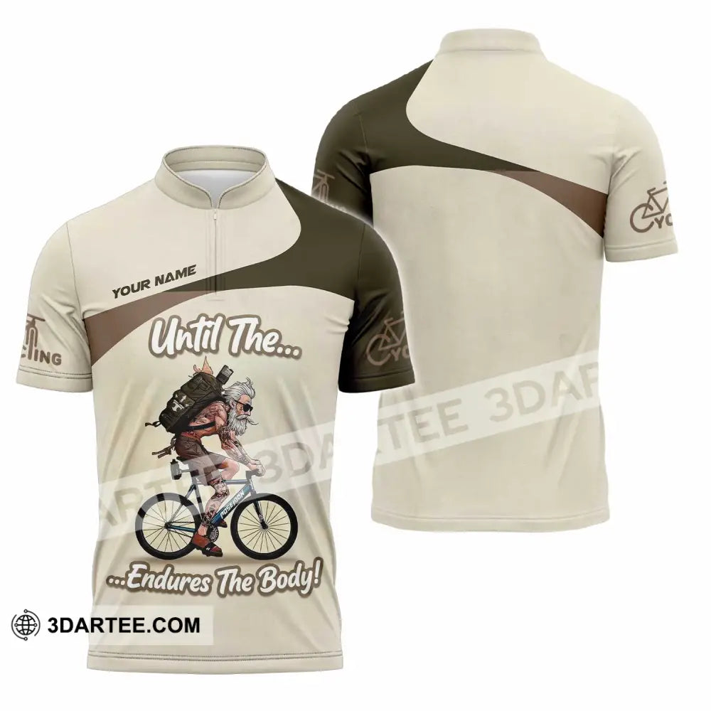 Unisex Shirt - Custom Until The Endures The Body Shirt - Zipper Polo Shirt / S - T-shirt