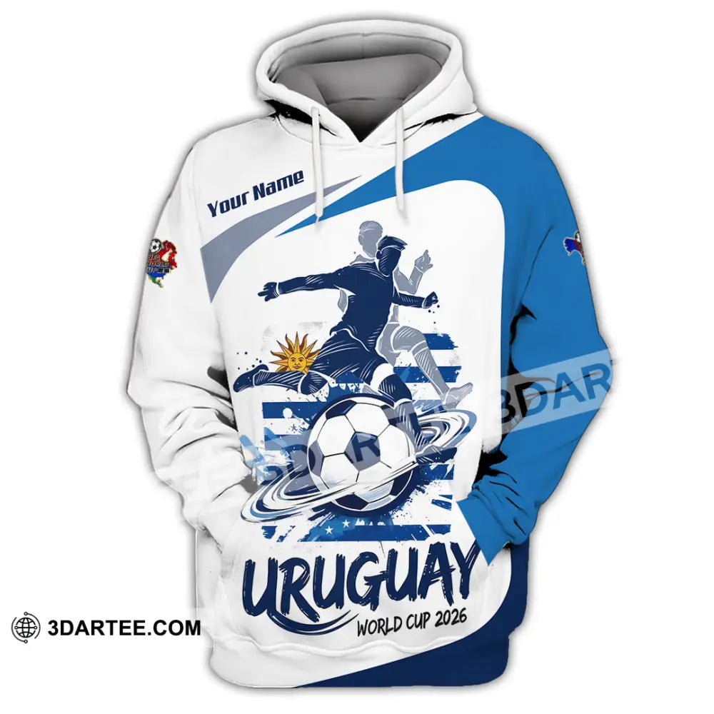 Unisex Shirt - Custom Uruguay Fifa World Cup 2026 3D Shirt - Hoodie / S - T-shirt