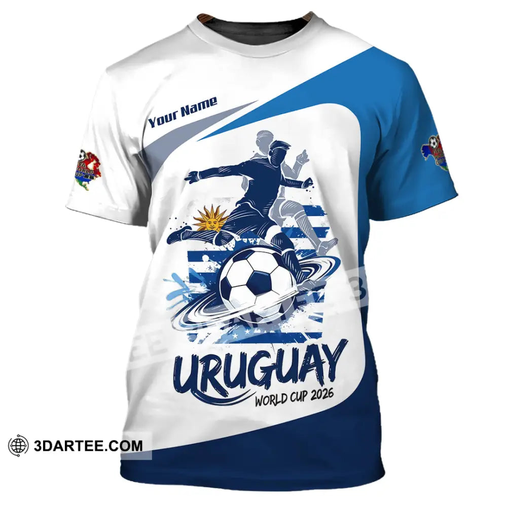 Unisex Shirt - Custom Uruguay Fifa World Cup 2026 3D Shirt - T-Shirt / S - T-shirt