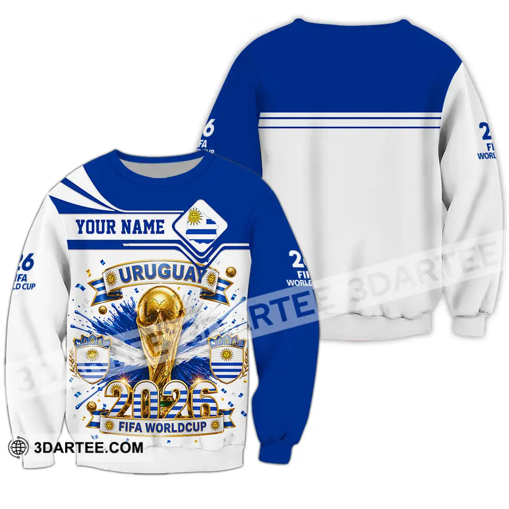 Unisex Shirt - Custom Uruguay World Cup 2026 Shirt - Long Sleeve / S - T-shirt