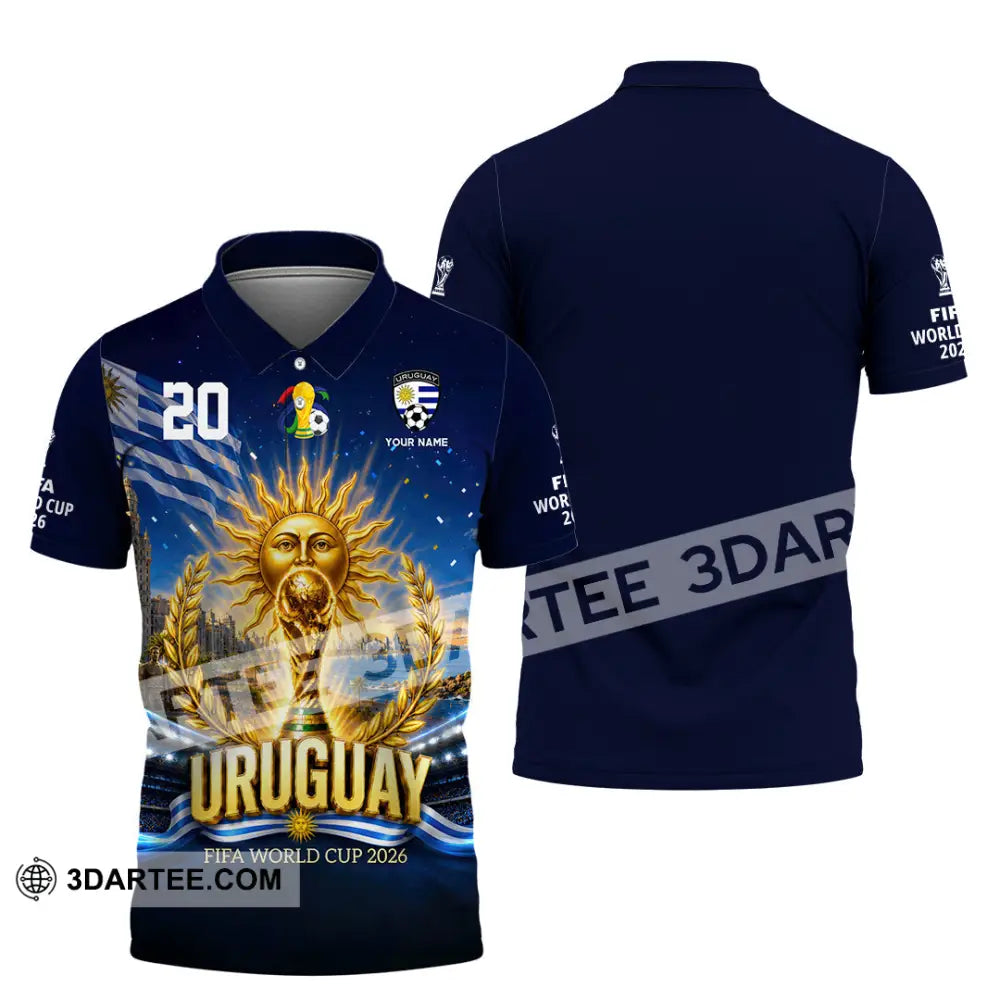 Unisex Shirt - Custom Uruguay World Cup 2026 Shirt - Polo Shirt / S - T-shirt