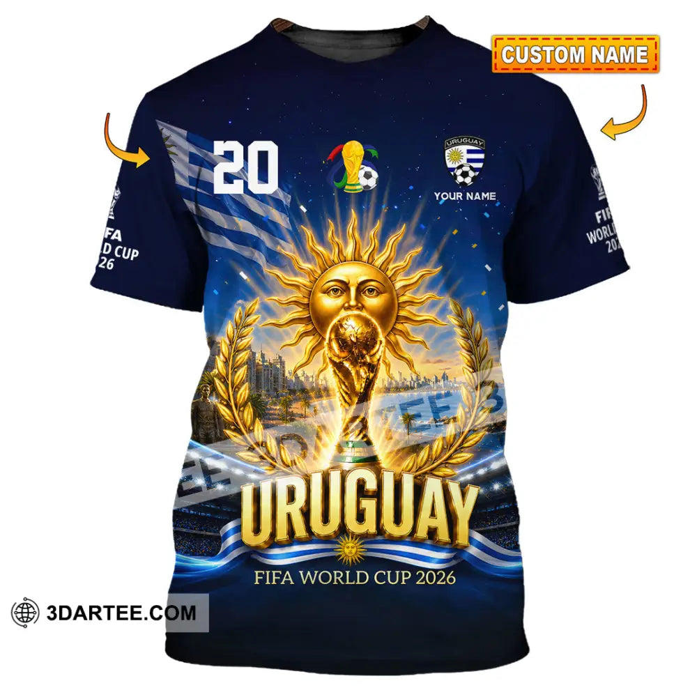 Unisex Shirt - Custom Uruguay World Cup 2026 Shirt - T-shirt