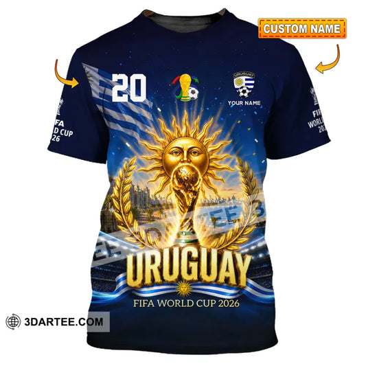 Unisex Shirt - Custom Uruguay World Cup 2026 Shirt - T-shirt