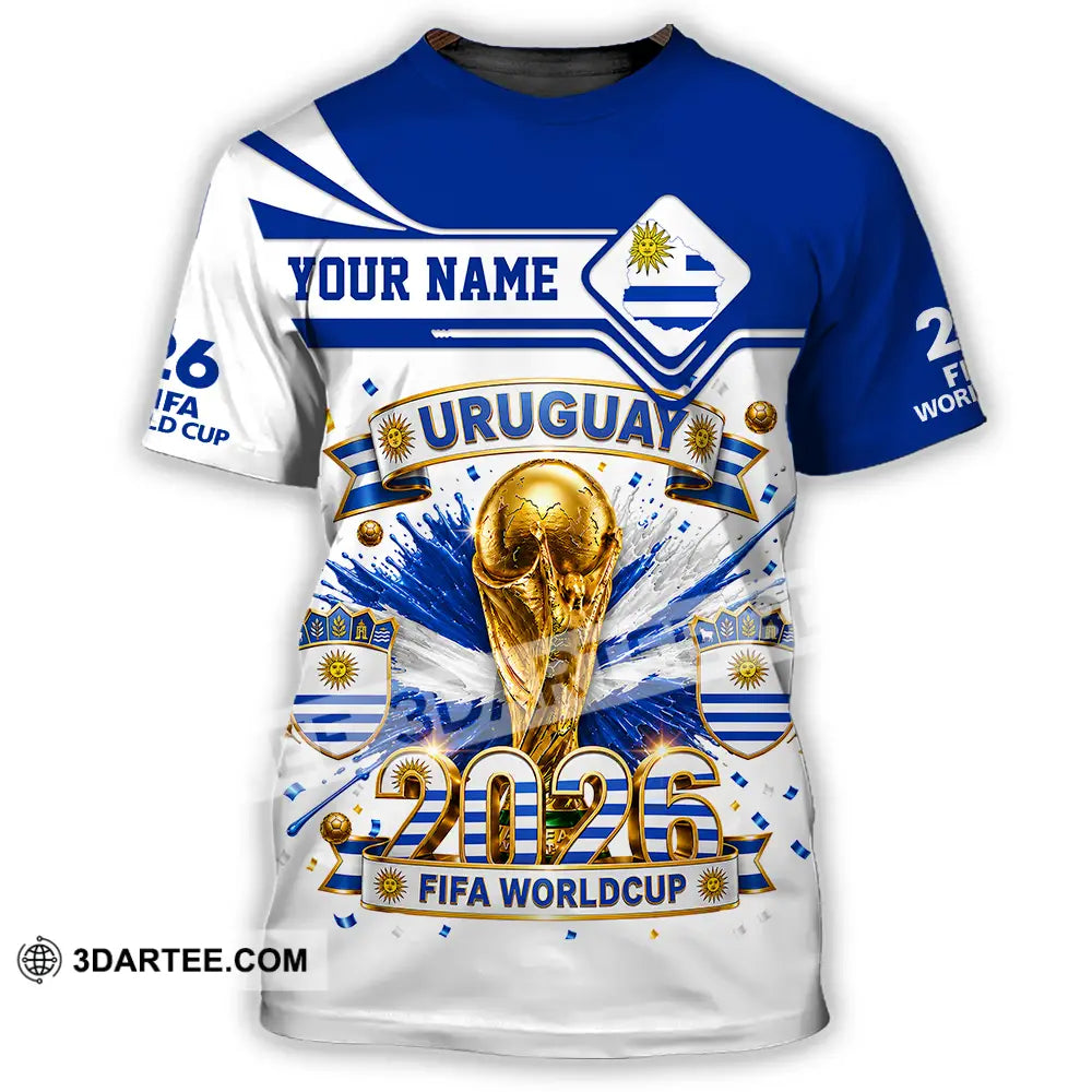 Unisex Shirt - Custom Uruguay World Cup 2026 Shirt - T-Shirt / S - T-shirt