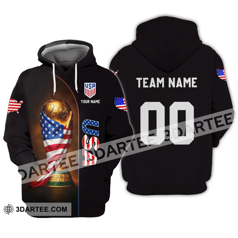 Unisex Shirt - Custom USA 3D Shirt Hoodie / S T-shirt