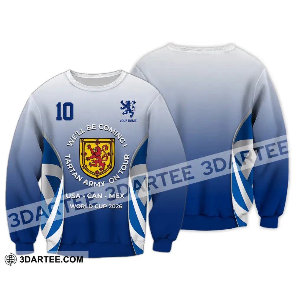 Unisex Shirt - Custom USA CAN MEX World Cup 2026 3D Shirt Long Sleeve / S T-shirt