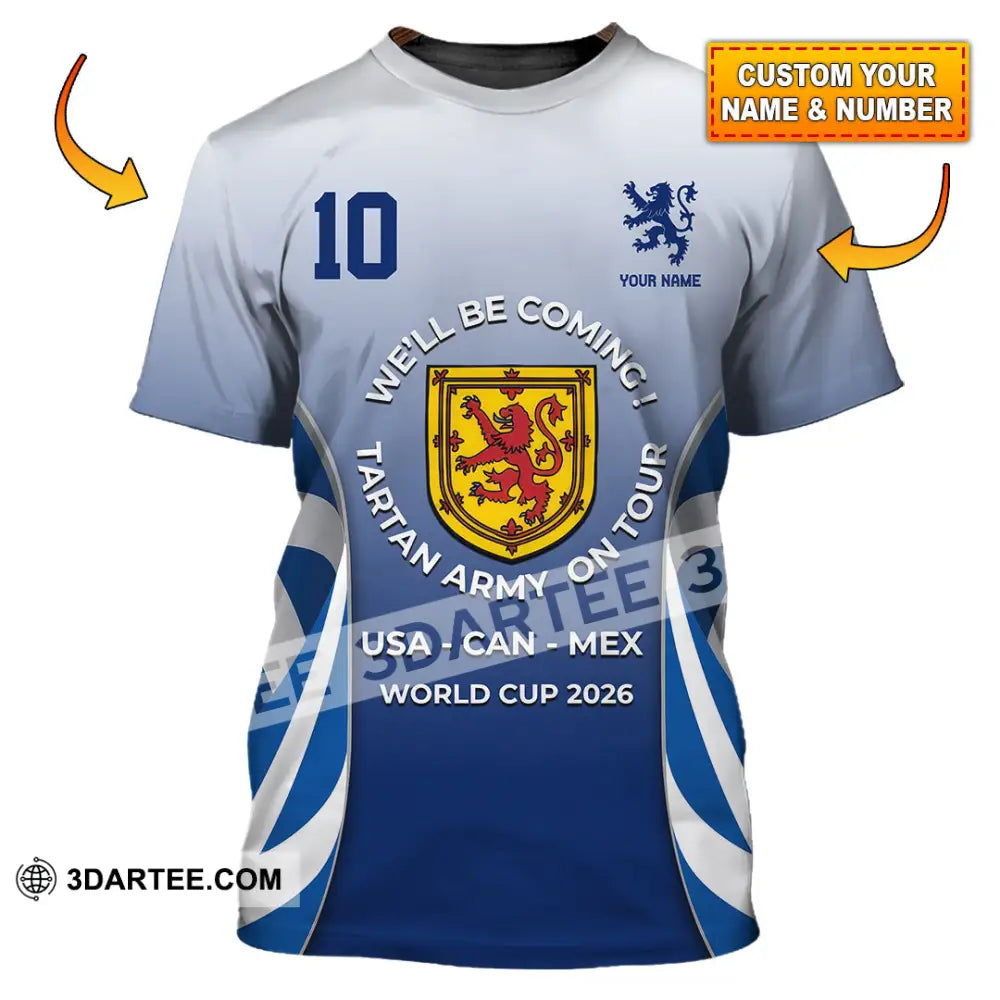 Unisex Shirt - Custom USA CAN MEX World Cup 2026 3D Shirt T-shirt