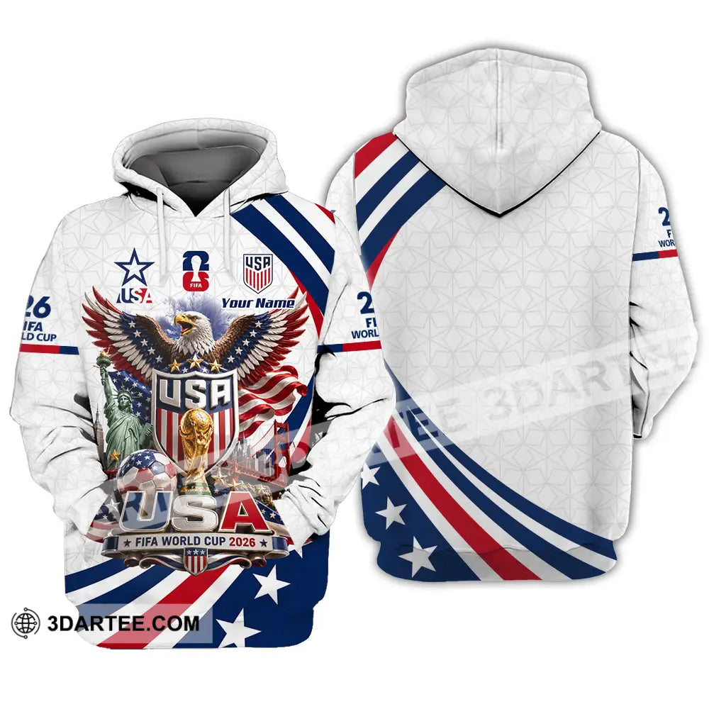 Unisex Shirt - Custom USA World Cup 2026 Shirt - Hoodie / S - T-shirt
