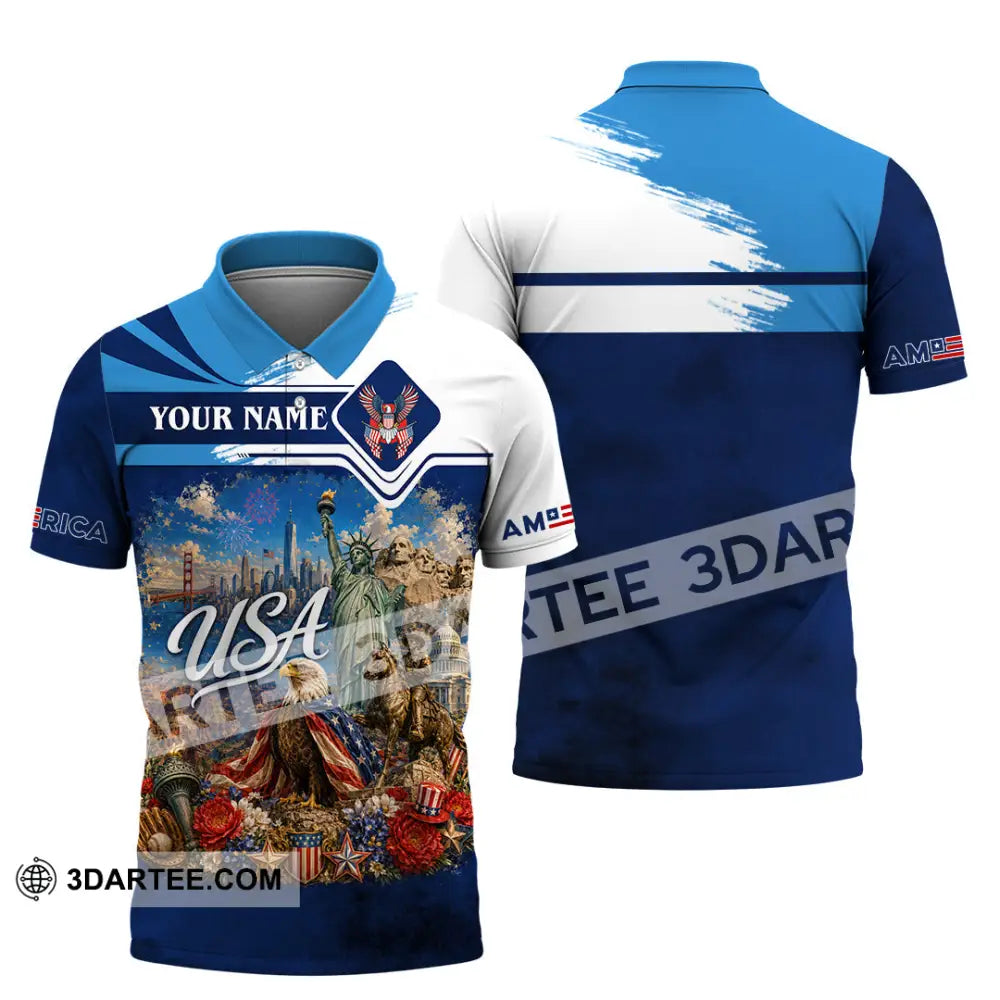 Unisex Shirt - Custom USA Shirt - Polo Shirt / S - T-shirt