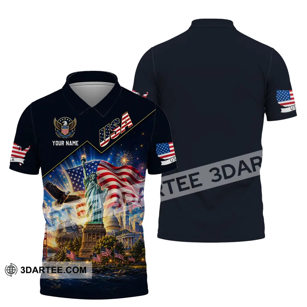 Unisex Shirt - Custom USA Shirt - Polo Shirt / S - T-shirt