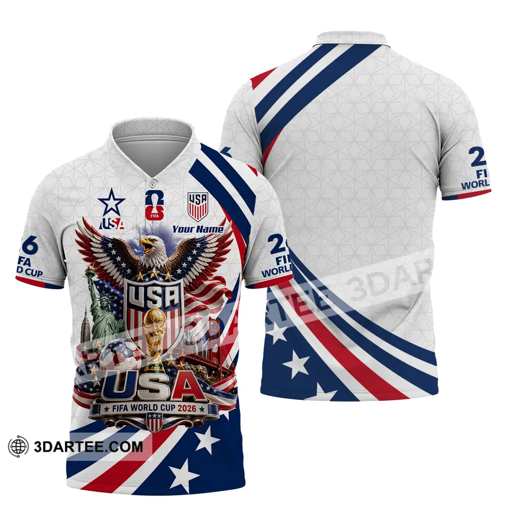 Unisex Shirt - Custom USA World Cup 2026 Shirt - Polo Shirt / S - T-shirt