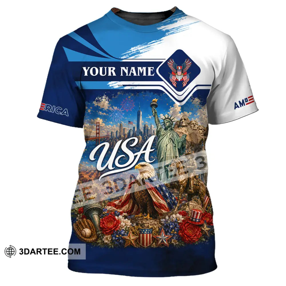 Unisex Shirt - Custom USA Shirt - T-Shirt / S - T-shirt