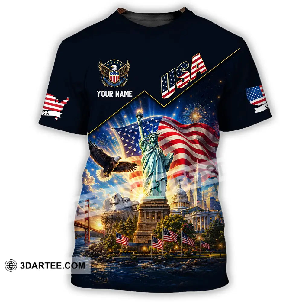 Unisex Shirt - Custom USA Shirt - T-Shirt / S - T-shirt