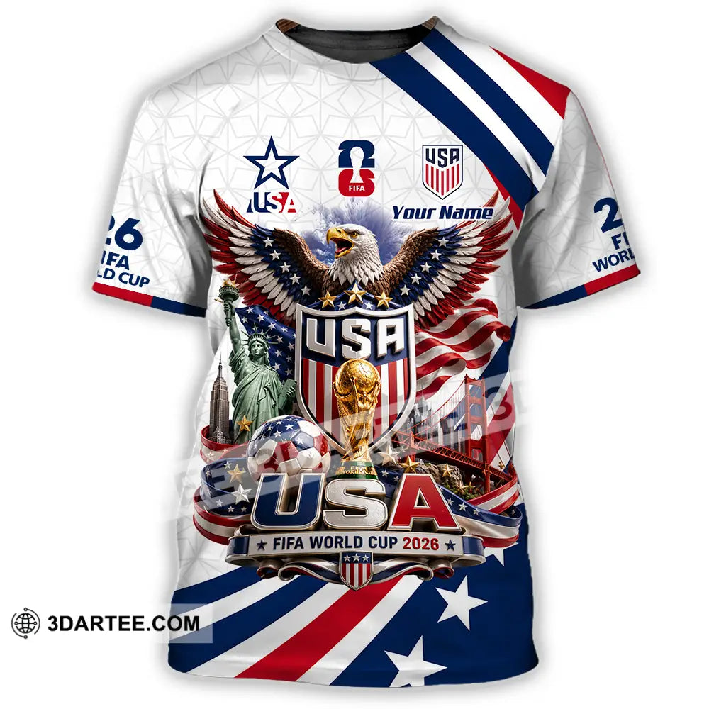 Unisex Shirt - Custom USA World Cup 2026 Shirt - T-Shirt / S - T-shirt
