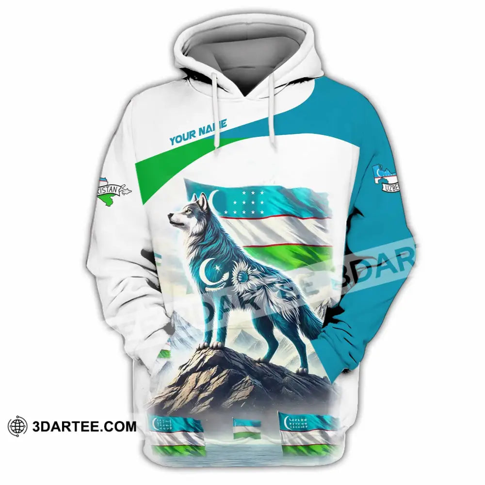 Unisex Shirt - Custom Uzbekistan Shirt - Hoodie / S - T-shirt