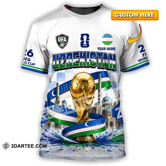 Unisex Shirt - Custom Uzbekistan World Cup 2026 Shirt - T-shirt
