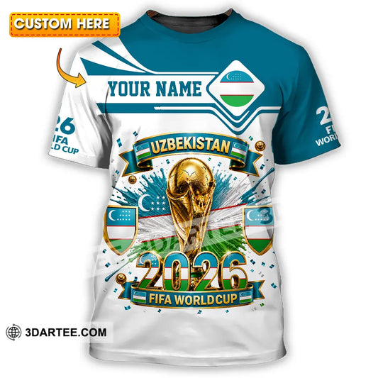 Unisex Shirt - Custom Uzbekistan World Cup 2026 Shirt - T-shirt