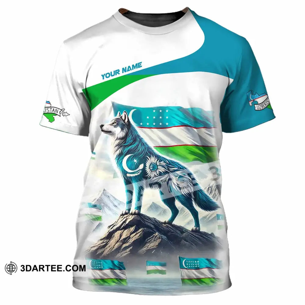 Unisex Shirt - Custom Uzbekistan Shirt - T-Shirt / S - T-shirt