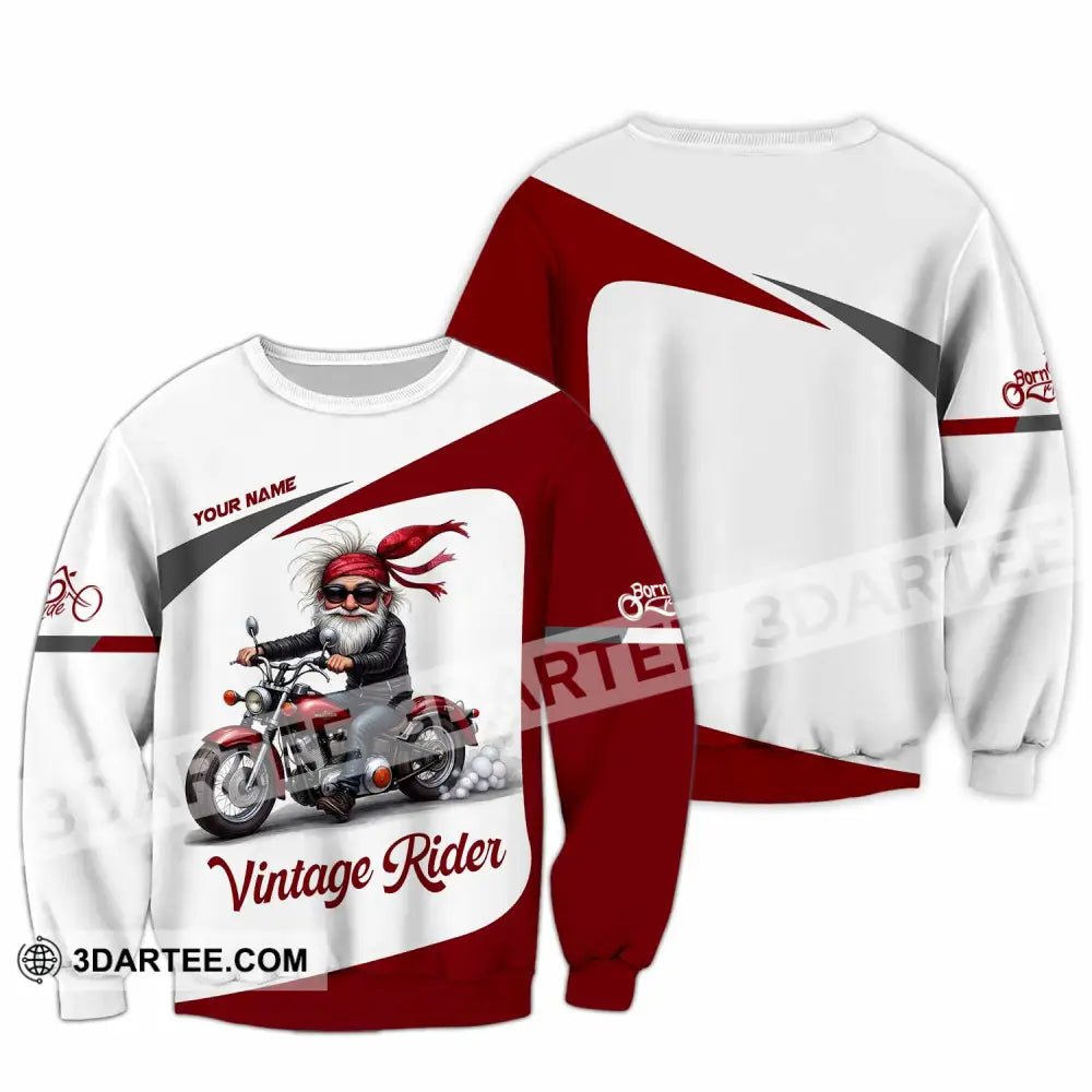 Unisex Shirt - Custom Vintage Rider Shirt - Long Sleeve / S - T-shirt