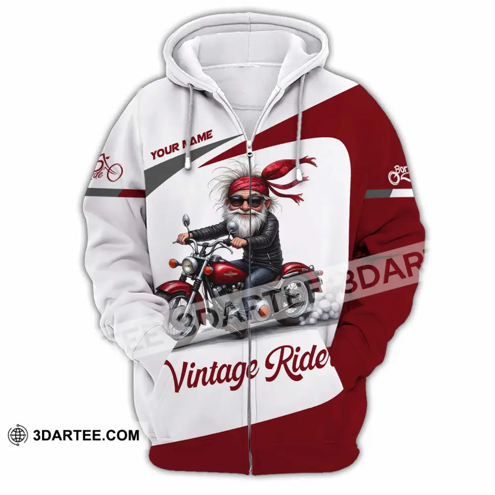 Unisex Shirt - Custom Vintage Rider Shirt - Zipper Hoodie / S - T-shirt