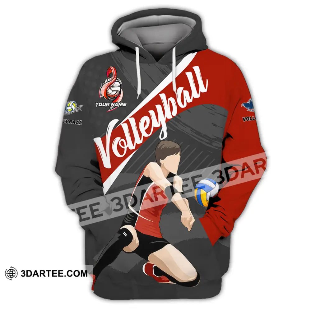 Unisex Shirt - Custom Volleyball 3D Shirt - Hoodie / S - T-shirt