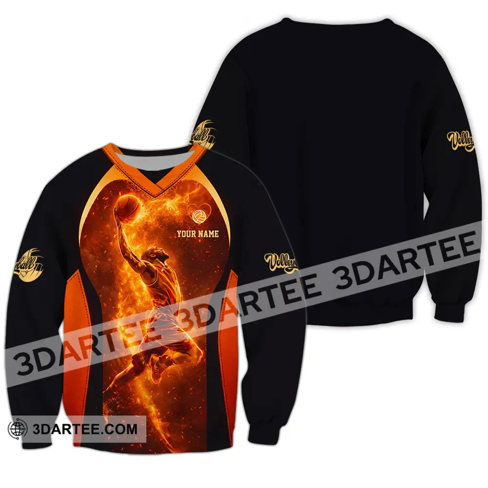 Unisex Shirt - Custom Volleyball 3D Shirt Long Sleeve / S T-shirt