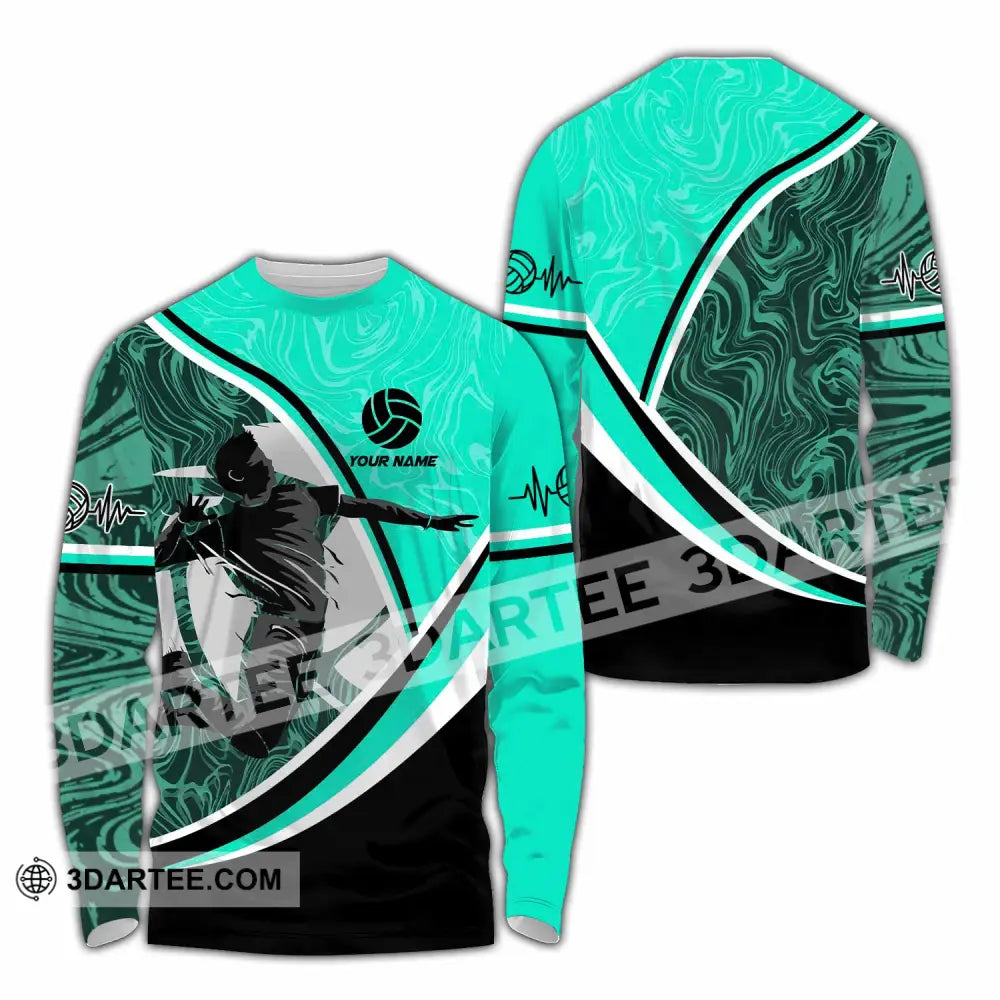 Unisex Shirt - Custom Volleyball 3D Shirt Long Sleeve Shirt / S T-shirt