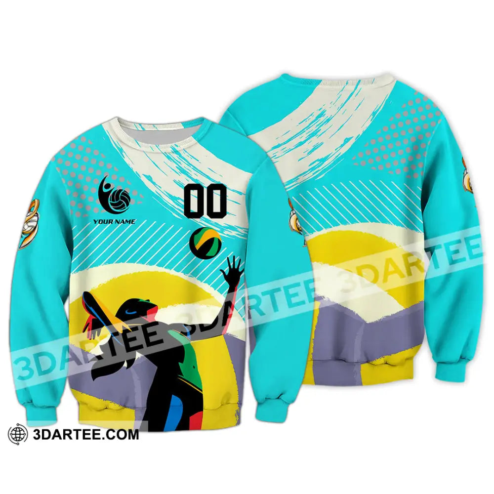 Unisex Shirt - Custom Volleyball 3D Shirt - Long Sleeve / S - T-shirt