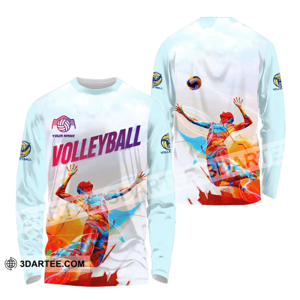 Unisex Shirt - Custom Volleyball 3D Shirt - Long Sleeve Shirt / S - T-shirt