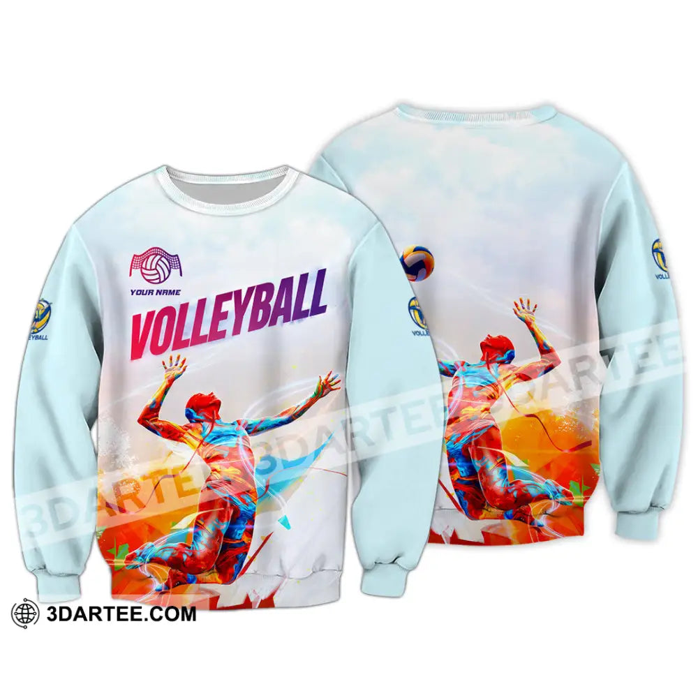 Unisex Shirt - Custom Volleyball 3D Shirt - Long Sleeve / S - T-shirt