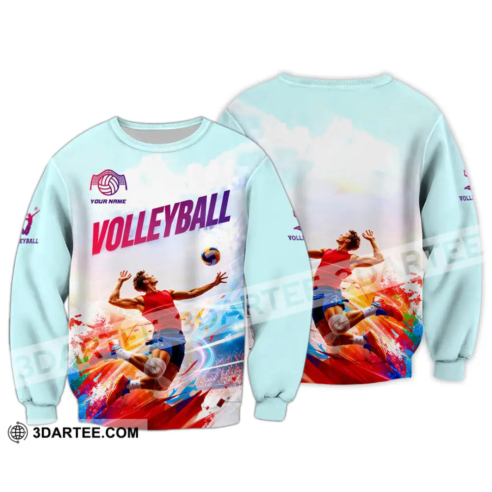 Unisex Shirt - Custom Volleyball 3D Shirt - Long Sleeve / S - T-shirt