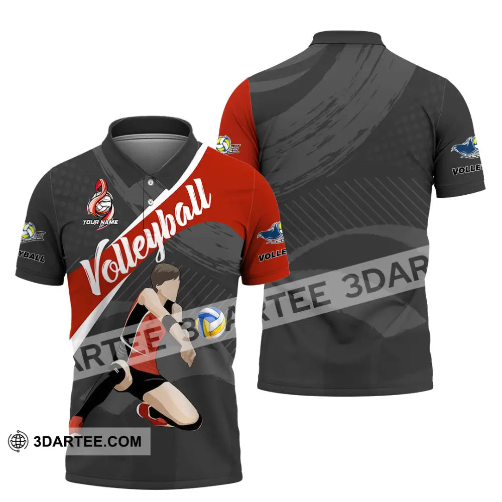 Unisex Shirt - Custom Volleyball 3D Shirt - Polo Shirt / S - T-shirt