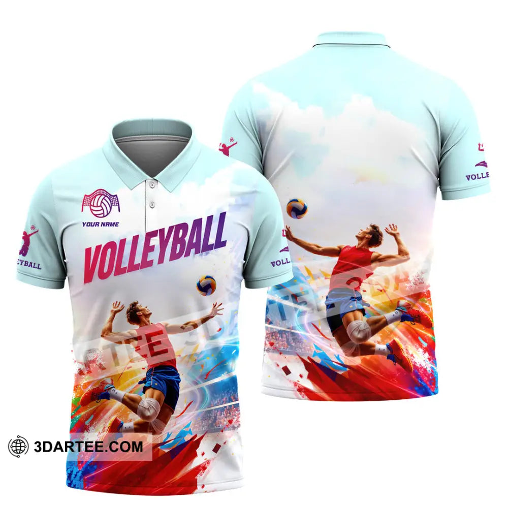 Unisex Shirt - Custom Volleyball 3D Shirt - Polo Shirt / S - T-shirt