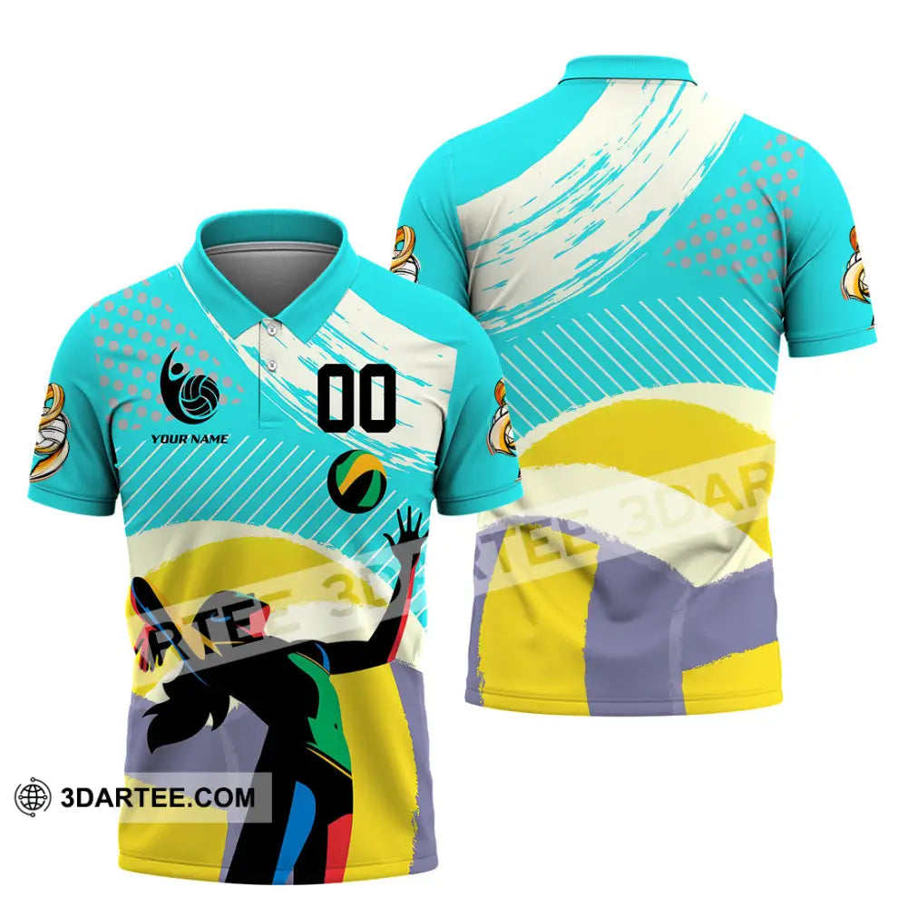 Unisex Shirt - Custom Volleyball 3D Shirt - Polo Shirt / S - T-shirt