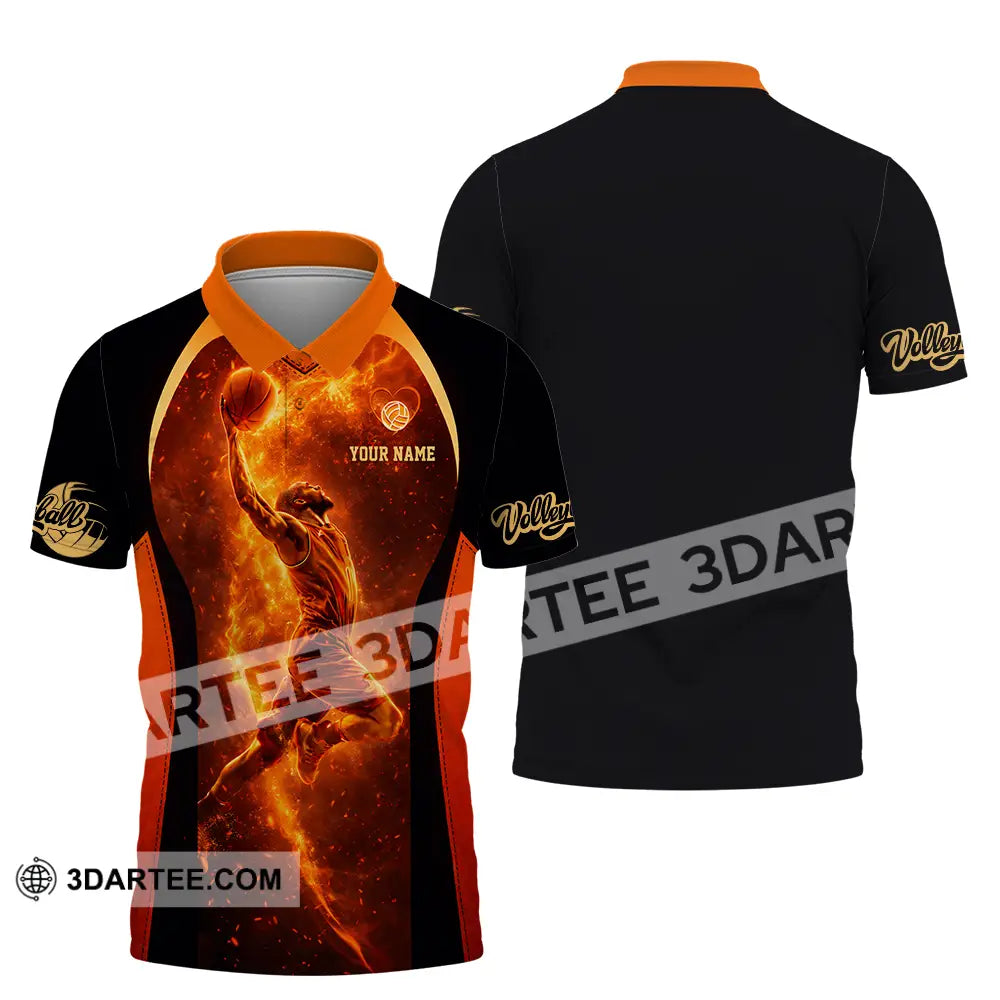 Unisex Shirt - Custom Volleyball 3D Shirt Polo Shirt / S T-shirt