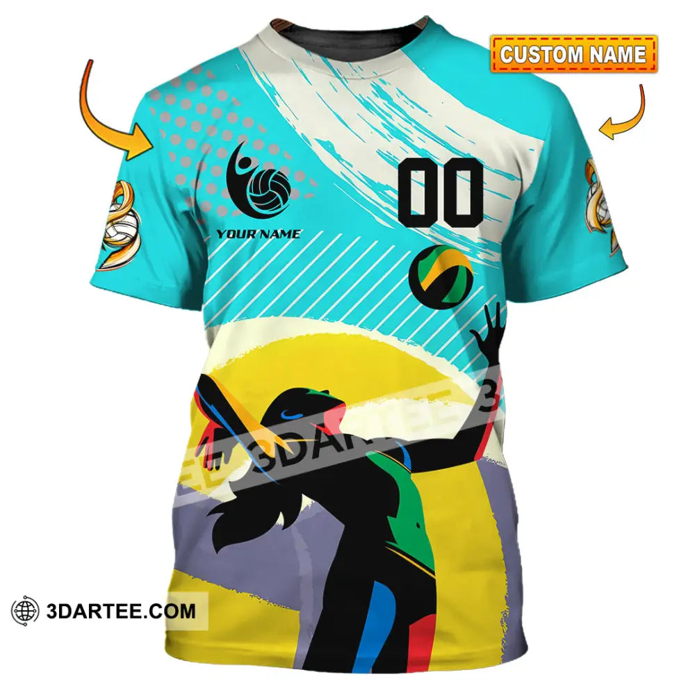Unisex Shirt - Custom Volleyball 3D Shirt - T-shirt