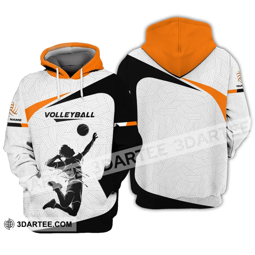 Unisex Shirt Custom Volleyball Hoodie T-Shirt For Team Gift Players