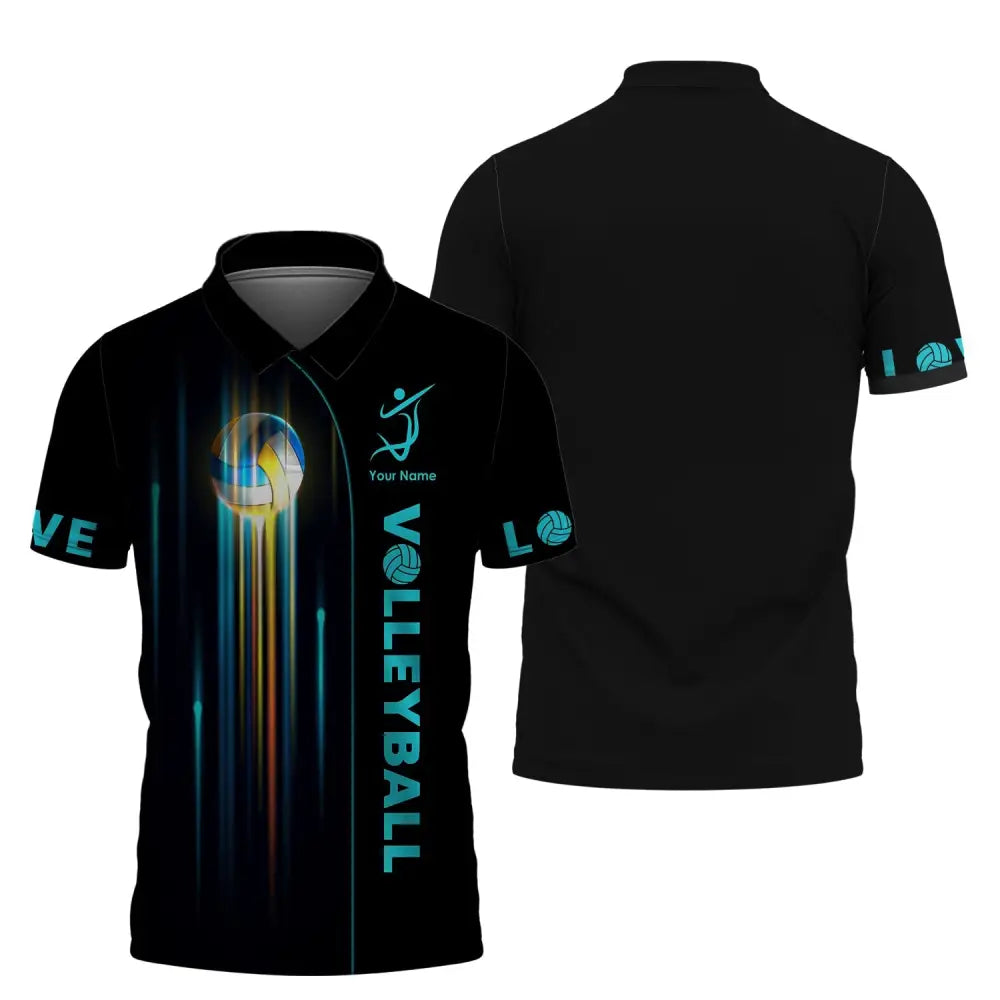 Unisex Shirt Custom Volleyball Hoodie Team T-Shirt Gift For Players Polo / S