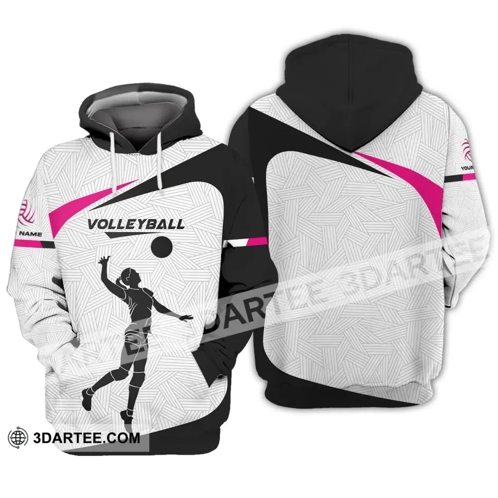 Unisex Shirt Custom Volleyball Hoodie Team T-Shirt Gift For Players / S