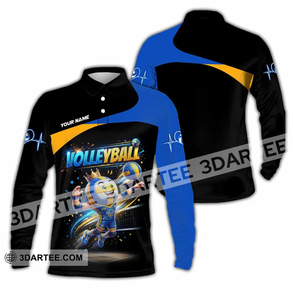 Unisex Shirt - Custom Volleyball Shirt - Long Sleeve Polo / S - T-shirt