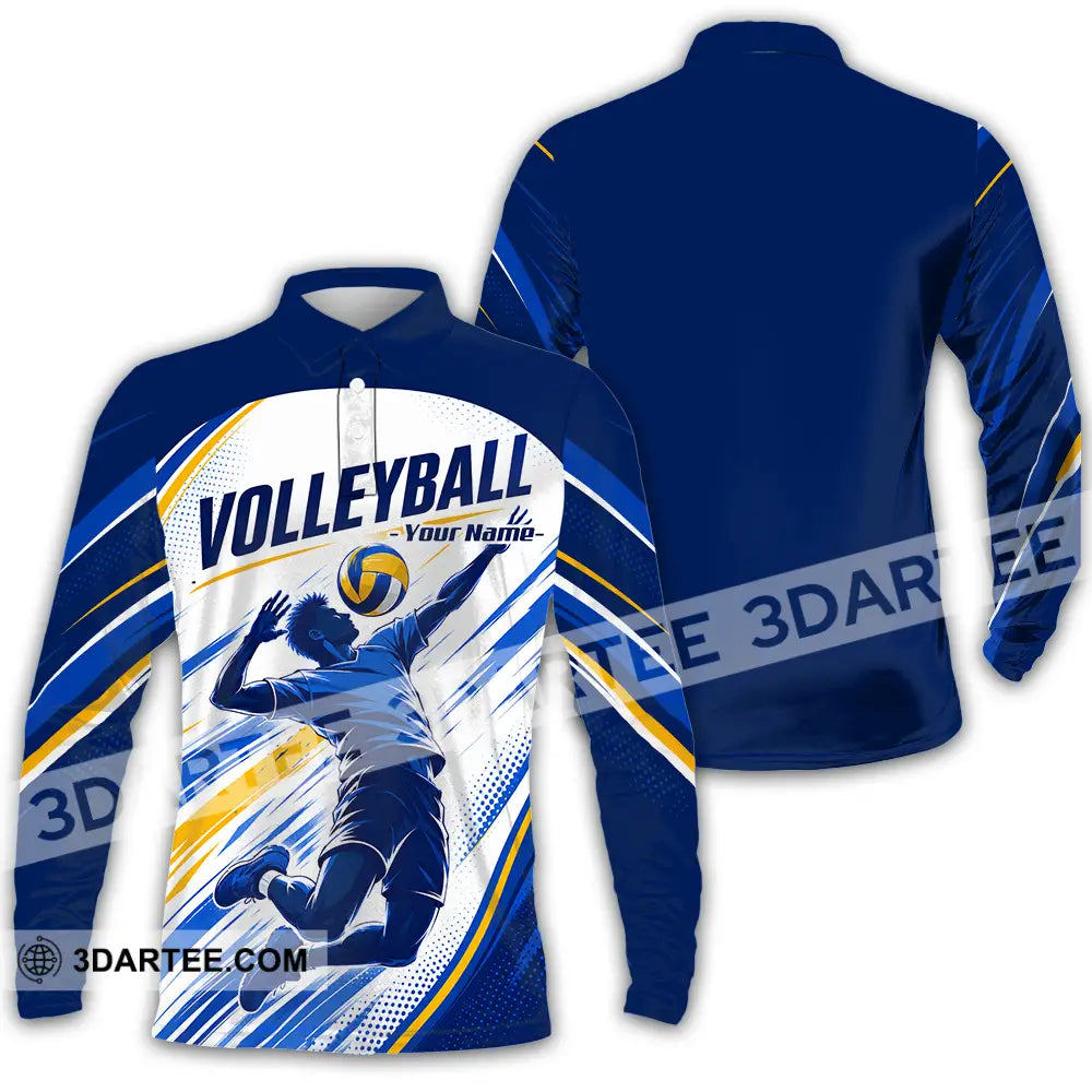 Unisex Shirt - Custom Volleyball Shirt - Long Sleeve Polo / S - T-shirt