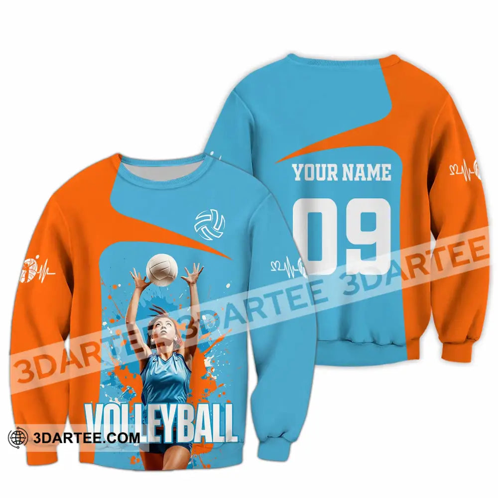 Unisex Shirt - Custom Volleyball Shirt Long Sleeve Shirt / S T-shirt